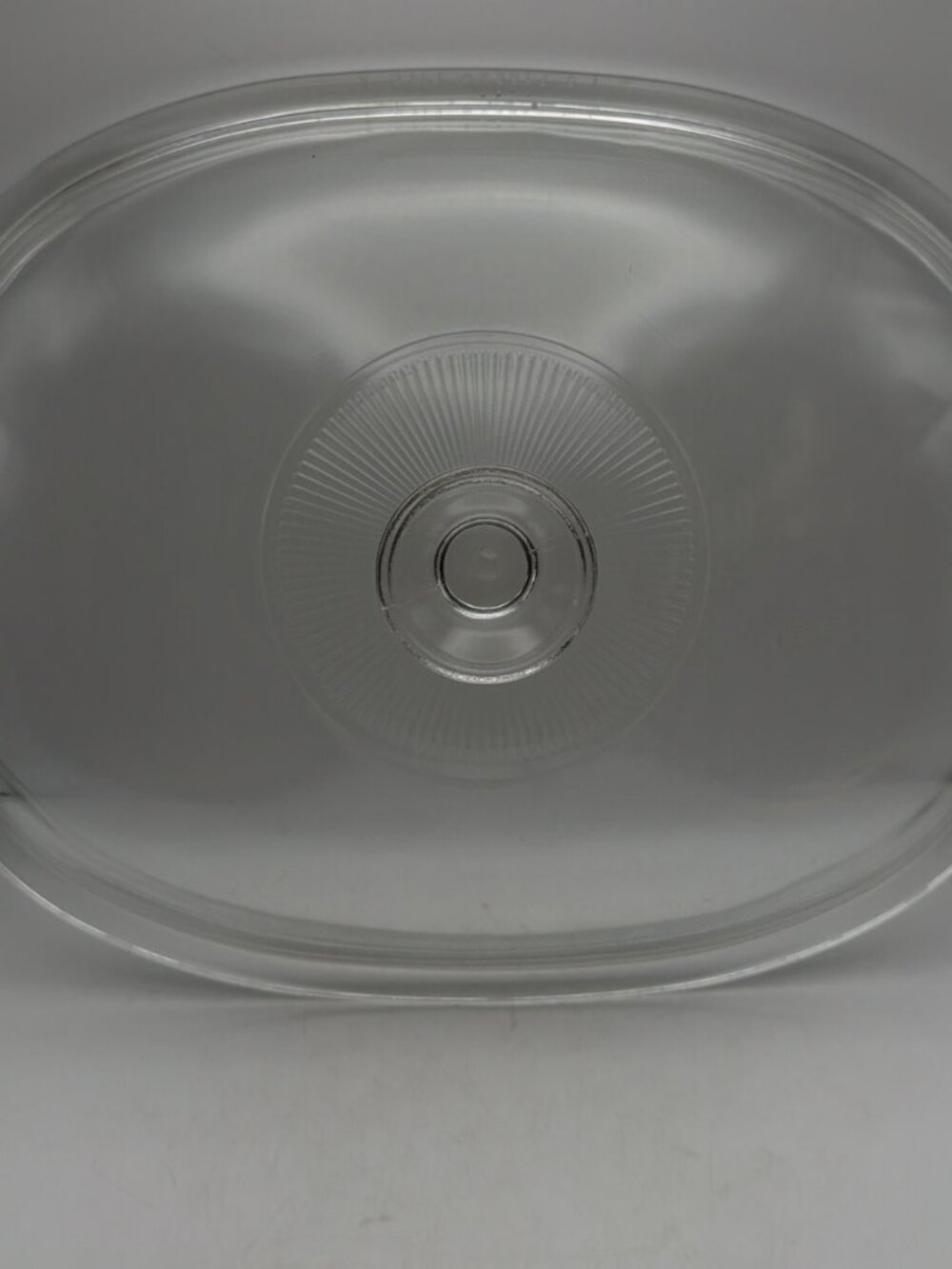 Pyrex Clear Glass Lid Only F14 C A  Rectangle 4 Qt. 12.5 X 9.75 EUC